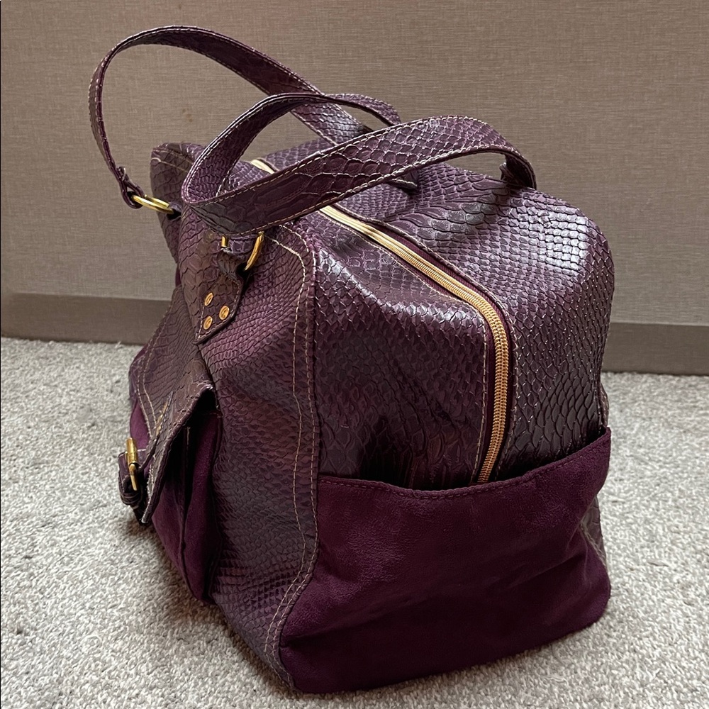 Elizabeth Arden purple weekender bag - Vintage - Picture 2 of 8
